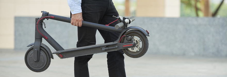 Une trottinette électrique Nanrobot D4